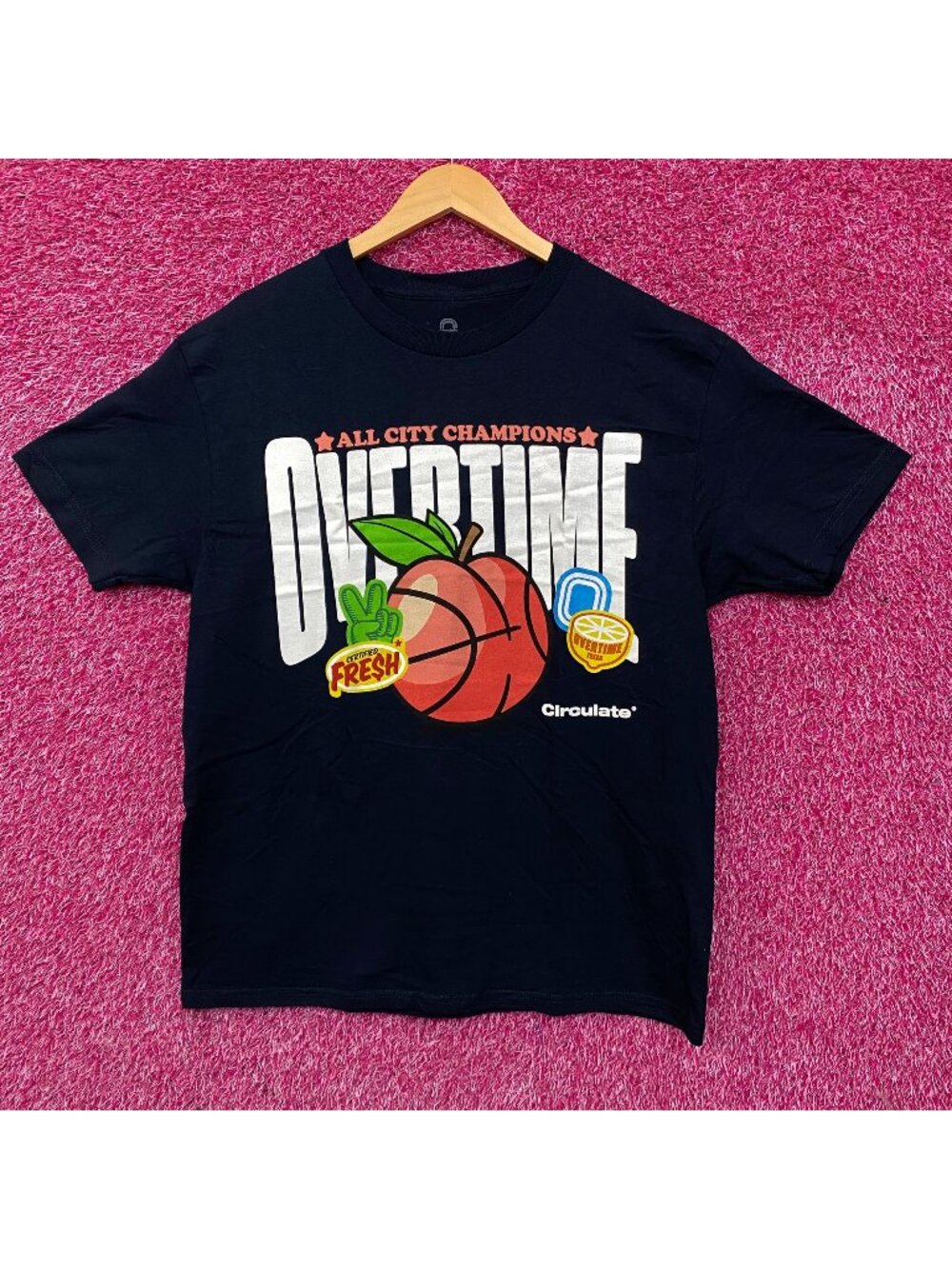 Circulate x Overtime "All City Champs" T-shirt Large